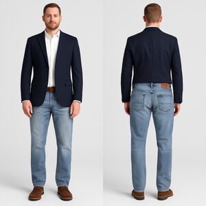 👖 LEVI STRAUSS SIGNATURE Men’s Regular Straight Jeans - Size 34x29